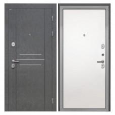 Входная дверь - Сенатор лофт Гладкая панель Силк Сноу