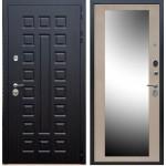 Входная дверь - Сенатор с зеркалом беленый дуб 2мм (АРС-5 new)